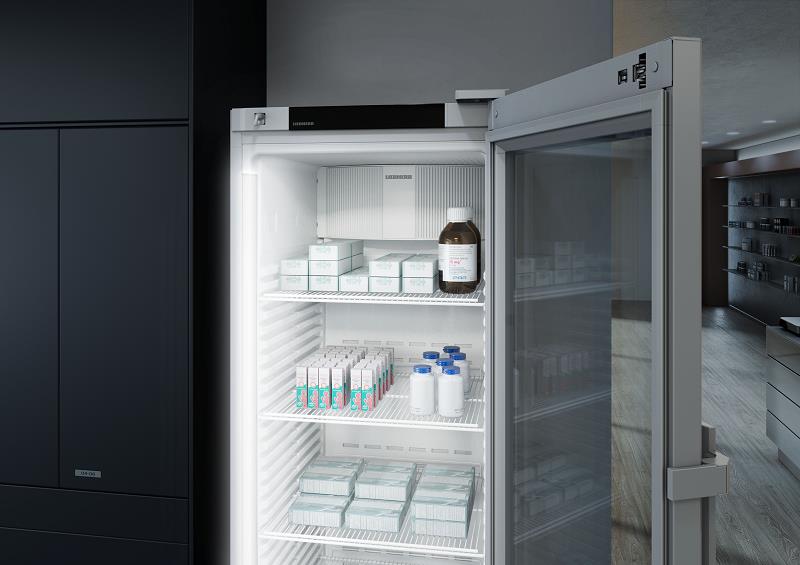 Bild 6: Liebherr Glastür Medikamenten Kühlschrank HMFvh 4011-H63