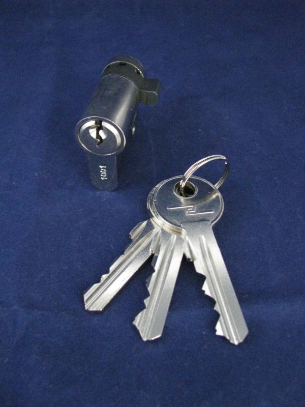 Bild 1: Viessmann Schliesszylinder mit 3 Schlüsseln Schließung 1001