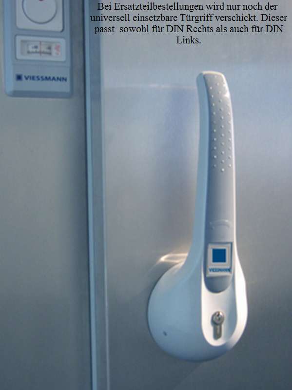 Bild 1: Viessmann Drehhebelverschluss für 80 mm Türblattstärke