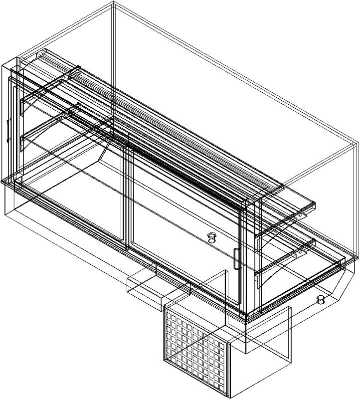Bild 3: Wiha Kühlvitrine Euro-Counter ECO 710 E BE 1600 eckig