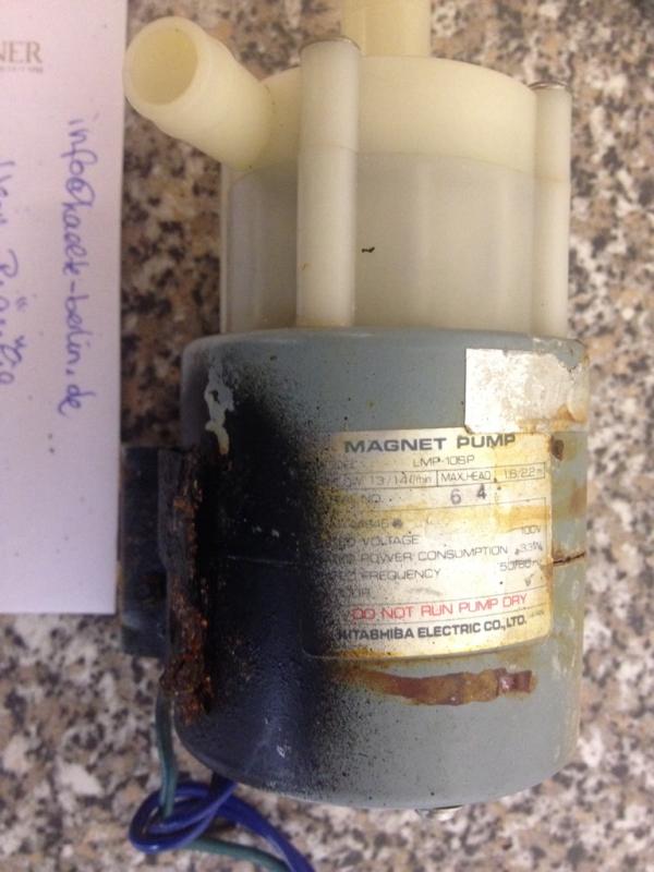 Bild 2: Wasserpumpe Hoshizaki Eisbereiter KITASHIBA LMP 10SP