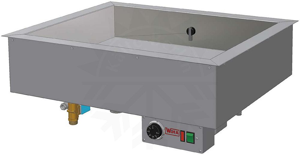 Bild 1: Wiha Einbau Bain Marie Automatik SRV GN 4x 1/1 + 1/3