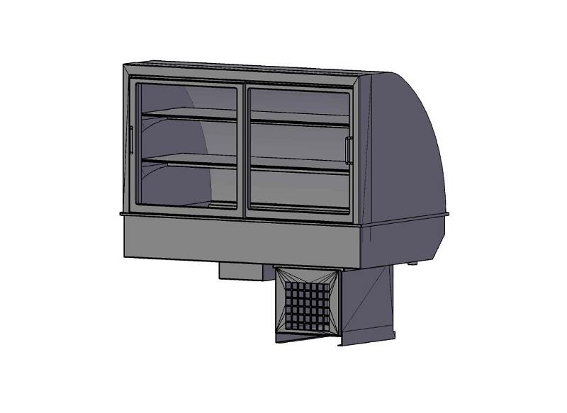 Bild 4: Wiha Kühlvitrine Euro Counter 710 BE 1200 rund