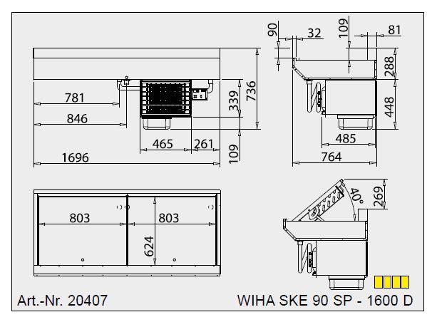 Bild 3: Wiha Kühleinsatz SKE 90 SP 1600D (2 Verdampfer)