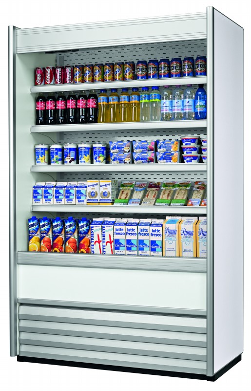 Bild 1: Nordcap Wandkühlregal ALASKA 100 SLIM