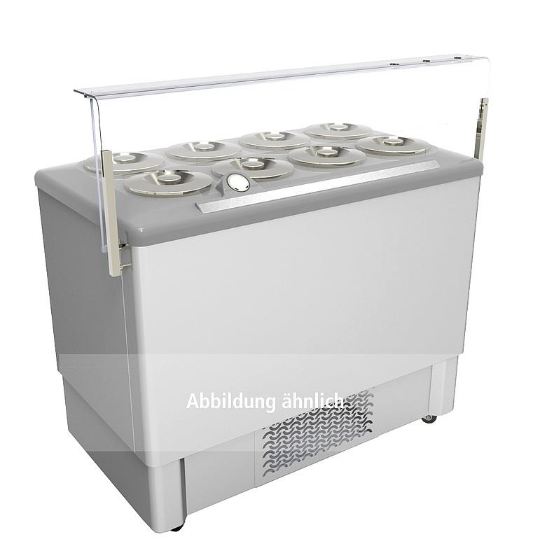 Bild 1: Nordcap ISA Speiseeisvitrine FESTIVAL X 8