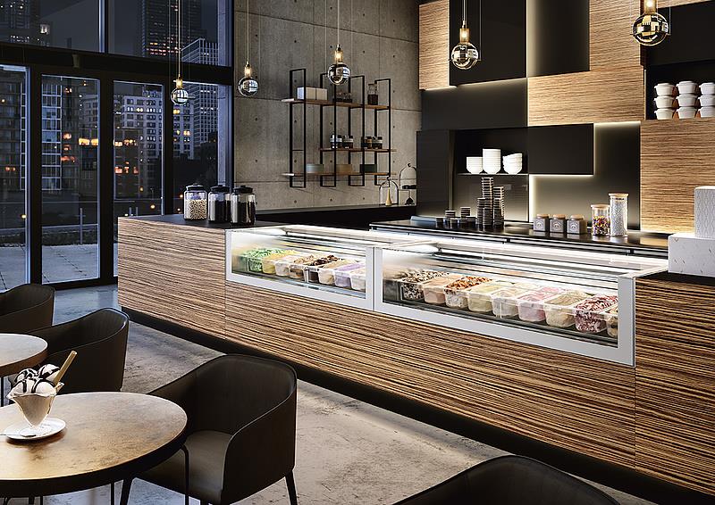 Bild 1: Nordcap ISA Speiseeisvitrine Oneshow BUILT-IN Large