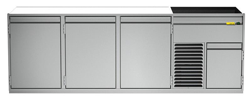 Bild 1: Nordcap Getränketheke Kopenhagen - 2 Becken rechts