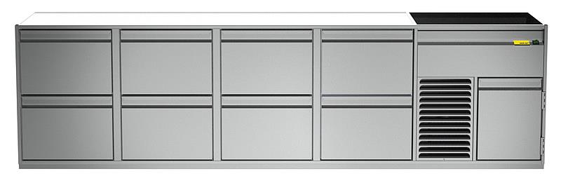 Bild 1: Nordcap Getränketheke Nikosia - 2 Becken rechts
