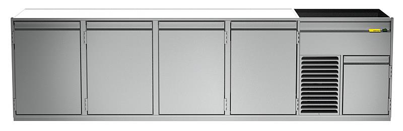 Bild 1: Nordcap Getränketheke Warschau - 2 Becken rechts