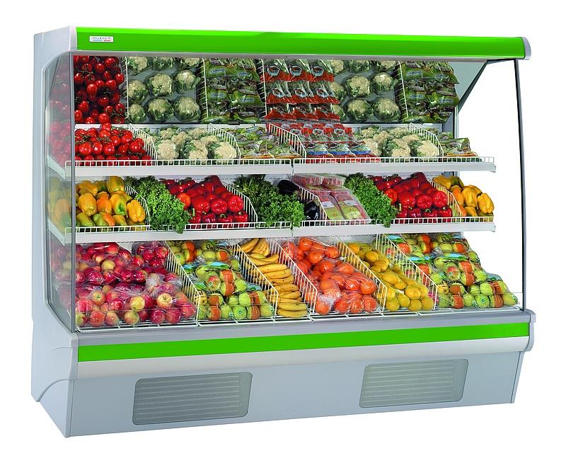 Bild 1: Nordcap Obstkühlregal TWIST 1875