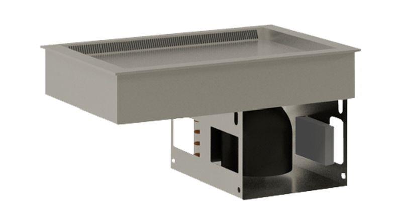 Bild 3: KBS Umluft Einbau Kühlplatte für 4 x EN 1