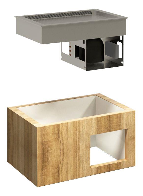 Bild 5: KBS Umluft Einbau Kühlplatte für 4 x EN 1