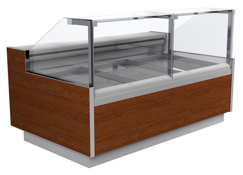 Bild 1: KBS Fischkühltheke Kubus 3206 Fisch