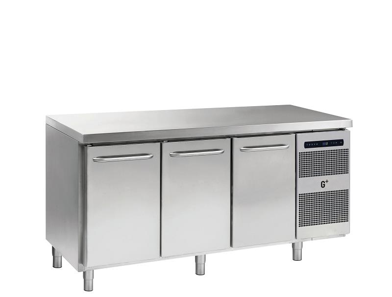 Bild 1: Gram G+ GASTRO F3 - Edelstahl-Tiefkühltisch - 3 Abteile