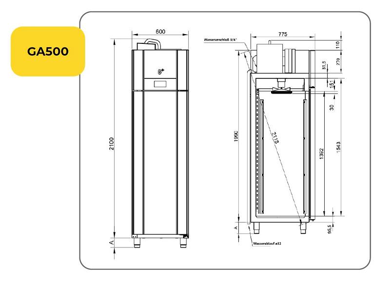 Bild 4: Gram G+ BAKER GA500 Gärautomat