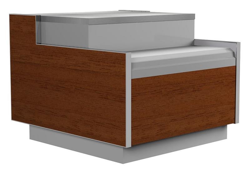 Bild 1: KBS Kassentisch Kubus 1000