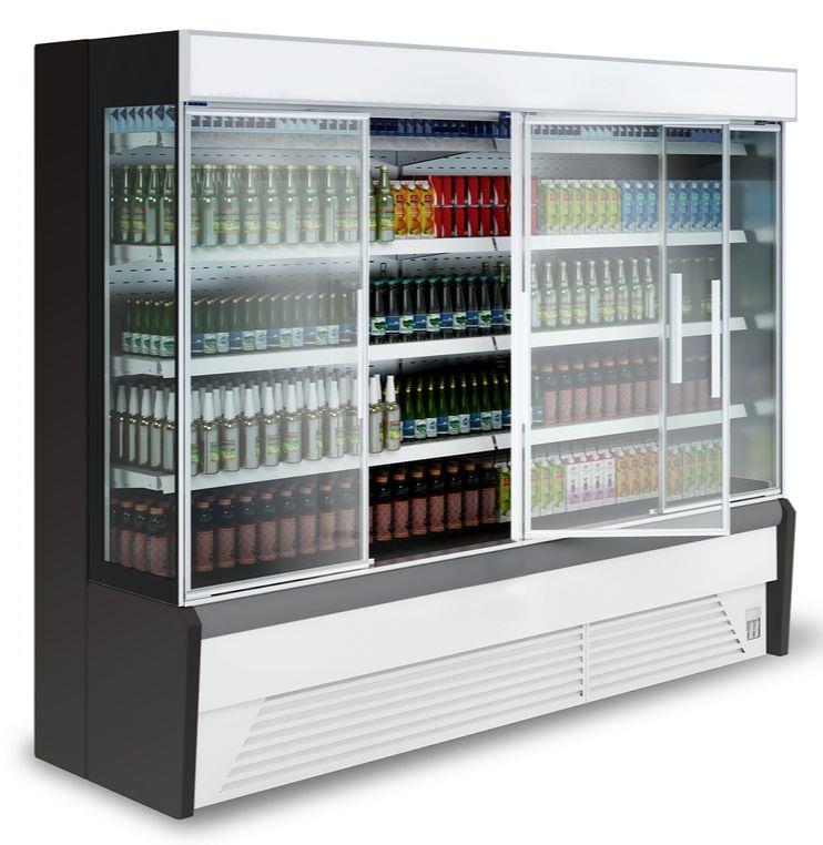 Bild 1: KBS Kühlregal BALI Pro 252 mit Drehtüren