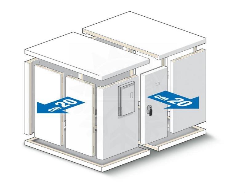 Bild 5: KBS Kühlzelle mit Boden EVO80-09