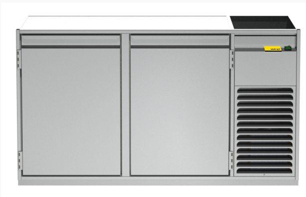 Bild 1: Nordcap Getränketheke Rom - 1 Becken rechts