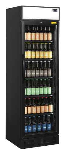 Bild 2: Nordcap Glastürkühlschrank KU 385 G-CP II BLACK B-Ware