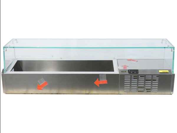 Bild 3: Nordcap Pizzakühltisch-Aufsatz A 1330 B-Ware
