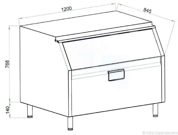 Bild 2: KBS Eisbereiter Vorratsbehälter B 250