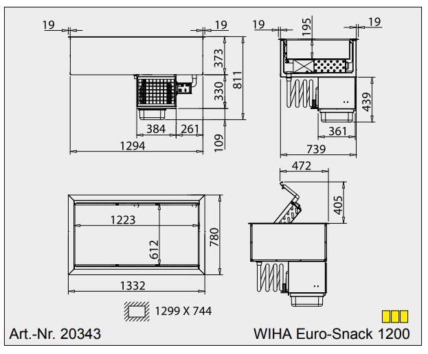 Bild 3: Wiha Umluftkühlwanne Euro-Snack 1600
