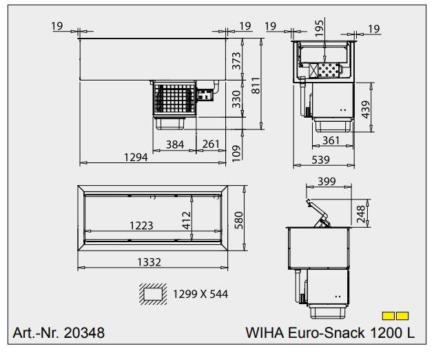 Bild 3: Wiha Umluftkühlwanne Euro-Snack 1200L