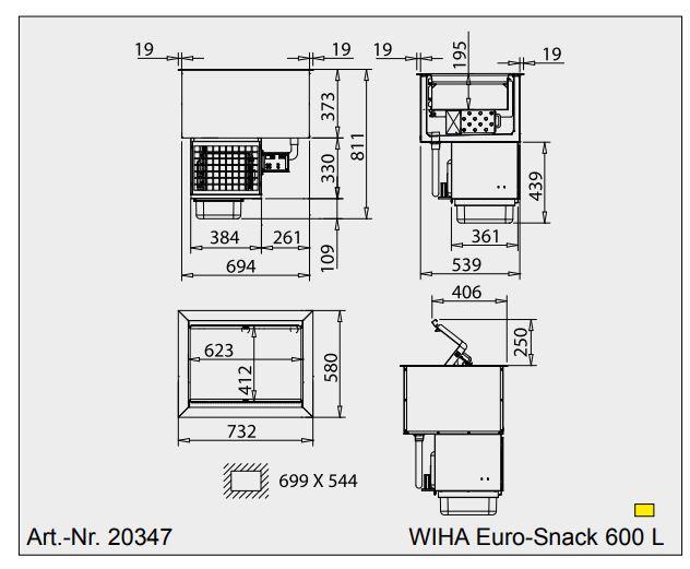 Bild 3: Wiha Umluftkühlwanne Euro-Snack 600L