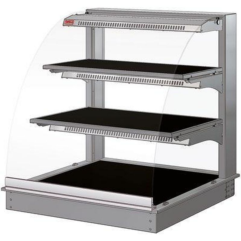 Bild 1: Wiha Warmhaltevitrine Snack Counter HOT 710 BE 3 rund