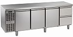 Nordcap Kühltisch, 4 Abteile CLM 4-7011 APL-AK