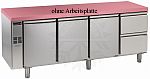 Nordcap Kühltisch, 4 Abteile CLO 4-7011