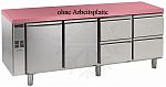 Nordcap Kühltisch, 4 Abteile CLO 4-7031