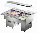 Nordcap / Tecfrigo Salatbar Isola 8 M INOX UM