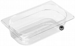 Nordcap Gastronorm Behälter GN 1/4 - 65, transparent, Polycarbon