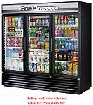 TRUE Glastür-Kühlschrank GDM-72-LD