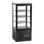 Tefcold Kühlvitrine Tischmodell UPD80-BLACK
