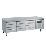 Tefcold Unterbau-Kühltisch GN1/1 UC5360 – 6 Schubladen