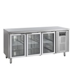 Tefcold Kühltisch GN1/1 CK7310G – 3 Glastüren