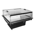 Tefcold Impuls-Kühlinsel in schwarz PDC126 VS SL LED