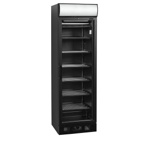 Tefcold Gefrierschrank mit Glastür in Schwarz UFSC371GCP Black
