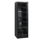 Tefcold Display-Kühlschrank in Schwarz SCU1425H