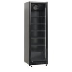 Tefcold Kühlschrank mit Glastür SD430Eblack