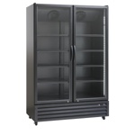 Tefcold Kühlschränke mit Glastüren SD1326Eblack