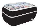 Tefcold Supermarkt-Gefriertruhe in Schwarz TWIN HEAD B-F